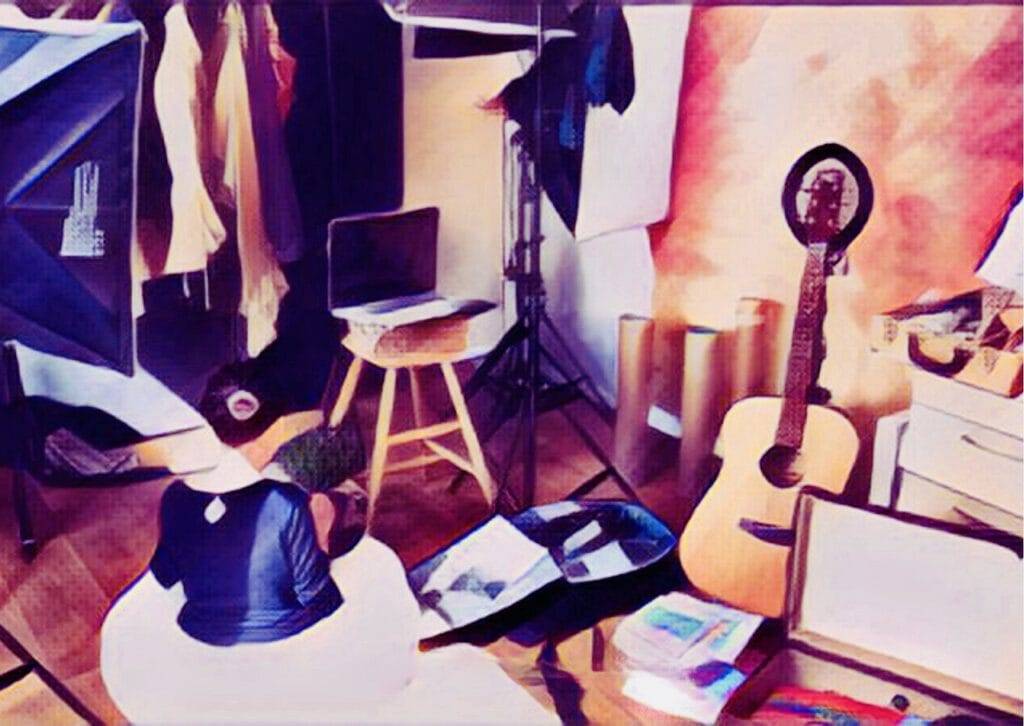 Luz Qi artwork artistic creation radiating whimsy and nature’s healing vibe.